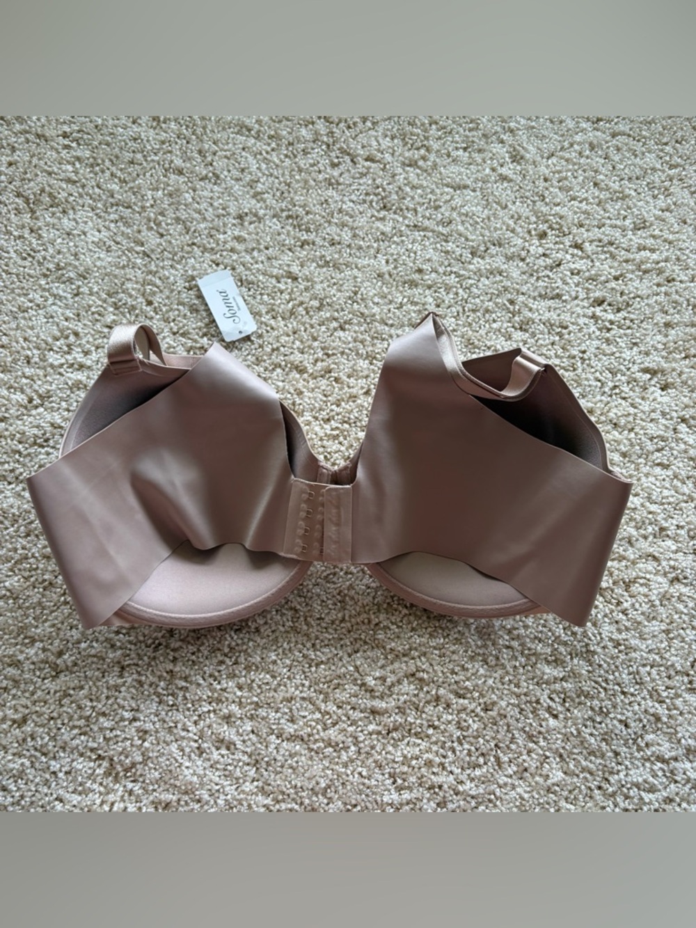 Vanishing 360 Perfect Coverage Bra 42D Nude Soft Tan Full Coverage NWT - Picture 3 of 5